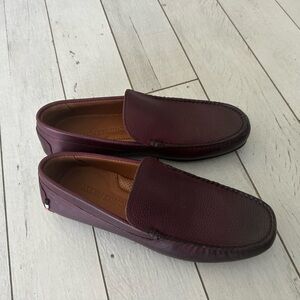 Allen  Edmonds Dark Red Leather Loafers